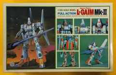 フルアクション　重戦記エルガイム　 エルガイム　エルガイムMk-Ⅱ 1/100 模型：エルガイムmkⅡ・フルアクション(バンダイ 1/100): 未完成