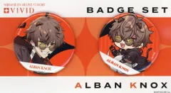 【中古】バッジ・ピンズ アルバーン・ノックス 缶バッジセット 「バーチャルYouTuber にじさんじ NIJISANJI EN AR LIVE “COLORS”」