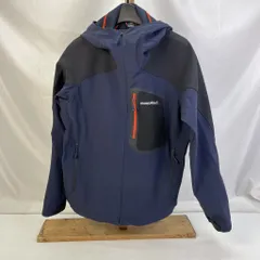 01w-4641 モンベル mont-bell   ロッシュパーカ CLIMA PRO ネイビー  サイズM  バングラデシュ製 メンズ  アウター  ナイロン  1106677  【中古品】