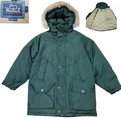 希少 80年代 USA製 WOOLRICH  ウールリッチ  60/40クロス アークティックパーカー US M 日本L ダウンジャケット 脱着コヨーテファー付 ダークグリーンのサムネイル