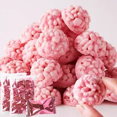 いちごチョコクランチ 100個(50個×2袋) お徳用 個包装 大容量 洋菓子 お菓子 一口サイズ ひとくちサイズ いちごチョコ プレゼント ギフト バレンタイン