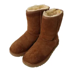 UGG アグ オーストラリア 秋冬★ 本革 ムートンブーツ 防寒ブーツ Sz.24cm レディース