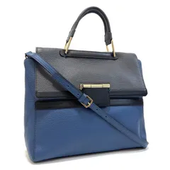 フルラ アルテーシア 2way ハンドバッグ ショルダーバッグ 斜め掛け 鞄 青 ブルー blue 灰色 グレー  gray ゴールド gold レザー 本革 ARTESIA FURLA