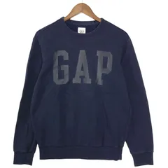 GAP ギャップ 秋冬 ロゴ 裏起毛★ スウェット トレーナー Sz.XS メンズ 紺