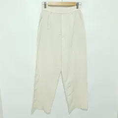 ユニクロ レディース リネンブレンド タック ワイド パンツ S_S1136