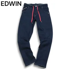 EDWIN エドウィン ER107 ジャージーズ★ 秋冬 ストレッチ イージー テーパード デニム パンツ ジーンズ Sz.M メンズ 日本製