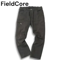 FieldCore ワークマン 秋冬 ストレッチ 裏起毛★ カーゴ ワーク パンツ Sz.4L メンズ グレー 大きいサイズ 特大 作業服