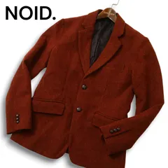 NOID. ノーアイディー 秋冬★ ウール ツイード ヘリンボーン テーラード ジャケット ブレザー Sz.2 メンズ