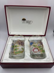 COACHコーチ 美品 メタリックラメ 鳥 bird キーホルダー グラスセット COACHコーチ 美品 メタリックラメ 鳥 bird キーホルダー グラスセット