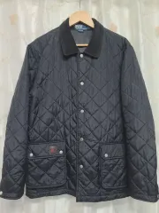 ポロラルフローレン ブラック キルティング ジャケット
