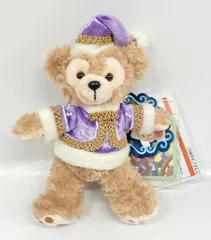 東京ディズニーシー ぬいぐるみバッジ CHRISTMAS WISHES 2014 ダッフィー(紫)/Colors of Christmas 2014