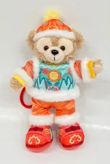 上海ディズニーランド Plush Bag Charm Duffy and Friends ダッフィー(オレンジ) 上海