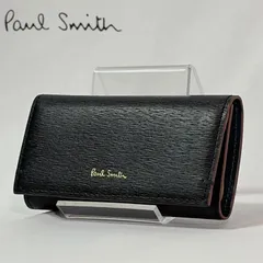 極美品✨ ポールスミス カラードエッジ 4連 キーケース 本革 レザー
