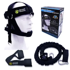 【新品】 J Bryant ネックハーネスヘッド - レジスタンスバンド付きウェイトリフティング - 長さ調節可能なネックトレーニングストラップ ドアアンカーネック筋力トレーニング器具 1