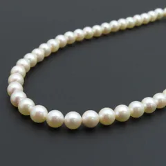 新品同様 アコヤ真珠 8mm ネックレス パール / シルバー アクセサリー ジュエリー 1701【中古】レディース
