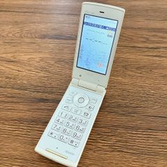 au かんたんケータイ K010 携帯電話 ガラケー ゴールド 初期化済み