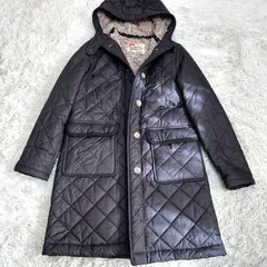 美品　traditional wetherwear ボア　キルティングコート　36 グレー