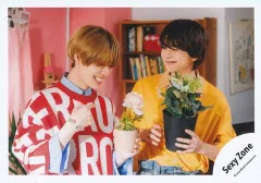 【中古】生写真(STARTO) Sexy Zone/松島聡・佐藤勝利/横型・上半身/シングル「puzzle」MVオフショット/公式生写真