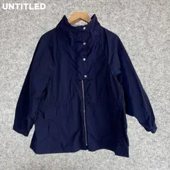 UNTITLED ネイビー レインウェア フロントジッパー Mサイズのサムネイル