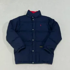 L(14-16) BOYS PLANET(ボイプラ) POLO RALPH LAUREN ポロラルフローレン ネイビー ダックダウン パファー ダウン 1028