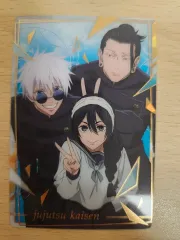 開封) 呪術廻戦 ウエハース 5탄 カード レア 限定 金箔 五条 夏油（ゲトウ） 懐玉・玉折