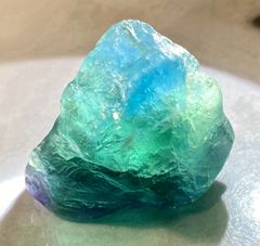 一点物】オーラ水晶 カテドラル ライブラリー 原石 グリーン×ブルー