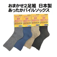 2足組 あったか 厚地 パイル ソックス 遠赤保温 足が冷えにくい ソックス 靴下 ルームソックス 抗菌防臭 メンズ 紳士 おすすめ 25-27cm 日本製
