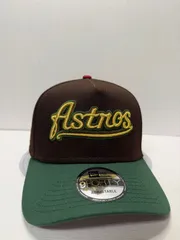 Newera ヒューストンアストロズ Inaugural Season 2000 9forty A-FRAME スナップバックキャップ ツートンカラー