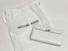 正規品》《新品未使用品》MICHAEL KORS長財布 ホワイト - メルカリ