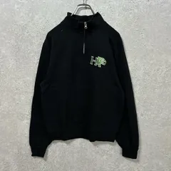 【JERZEES】ジャージーズ（S）ハーフジップスウェット＊刺繍ロゴ＊バックロゴ＊アメカジ