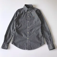 ラルフローレン Ralph Lauren ストライプ シャツ レディース 0サイズ ブラック