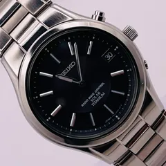 （T699）希少！美品 正常稼働【渡辺力氏デザイン】SEIKO セイコー 電波ソーラー SPIRIT スピリット TITANIUM SBTM003 7B22-0AD0 人気 時計 メンズ ユニセックス
