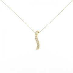 J&K 18金 天然サンゴ ネックレス ダイヤ0.039ct 購入後未使用箱付き 