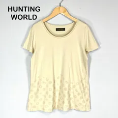 HUNTING WORLD ハンティングワールド コットン Tシャツ ベージュのサムネイル