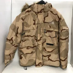 02w20218 THE NORTH FACE ザノースフェイス  マクマードパーカ カモフラ柄  ベージュ L  メンズ  ダウンジャケット  ナイロン  ND00357  【中古品】