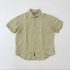 DKNY シルクリネン 半袖 シャツ S 香港製 ヴィンテージ - メルカリ