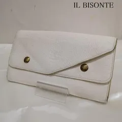 IL BISONTE イルビゾンテ 財布 長財布 長財布 ダブルフラップ レザー ウォレット