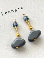 3101チェコビーズピアス 個性派ピアス 樹脂ピアス