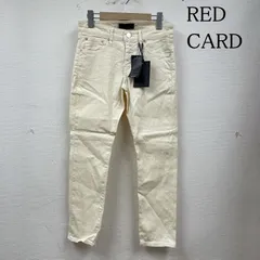 RED CARD レッドカード パンツ デニム、ジーンズ アンクル スリム テーパード ストレッチ カラーデニム パンツ ジップフライ スキニー サイズ24インチ