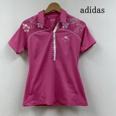adidas アディダス ポロシャツ 半袖 クール Tシャツ 半袖 ハーフボタン 花柄 プリント ポロシャツ ゴルフ スポーツウェア