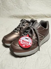 新品未使用 ニューバランス ウォーキングシューズ スニーカー 幅広ワイドWW363 24cm ブラウンメタリック