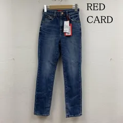 RED CARD レッドカード パンツ デニム、ジーンズ LIBERTY H.RISE ストレート デニム パンツ ジーパン ジップフライ サイズ22 無地 49321HR