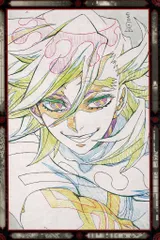 【中古】ポストカード 童磨 ポストカード 「ワールドツアー上映 鬼滅の刃 上弦集結、そして刀鍛冶の里へ×ufotable DINING」 お楽しみくじ  Wチャンス賞 おすそ分け景品