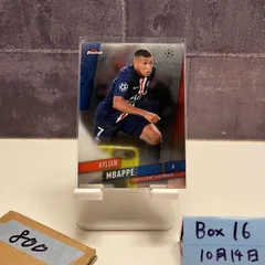 2019-20 Topps Finest Kylian Mbappe Paris Saint-Germain Forward UEFA Champions League カード