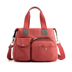 【人気商品】bag 旅行 通勤 通学 ビジネス カジュアル 女性用カバン 軽量 多機能 ポケット多い ナイロン 撥水 大容量 マザーズバッグ 斜めがけカバン ショルダー レディース トートバッグ NICOLE&DORIS