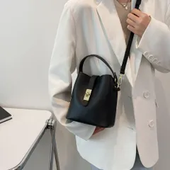 ショルダーバッグ スクエアバケットバッグ 2TIAN-007 ブラック/ワンサイズ