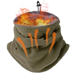 【人気商品】ネックカバー 登山 釣り ゴルフ バイク 自転車 スノーボ スキー 男女兼用 調節コード付き 伸縮素材 柔らかい肌ざわり 防風 ウオーマー ネック おしゃれ 暖かい 裏起毛フリース素材 ネックガード 防寒 冬 メンズ ネックウォーマー [CUBAT