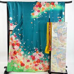 袋帯 美品 逸品 横山大観 落款 朝陽霊峰・瑞雲 金糸 本金箔 金色 全通