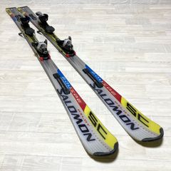 【中古良品】サロモン　EQUIPE SC PILOT カービング　170cmスキー板&ビンディング　salomon  初心者〜中級者　マルチカラー