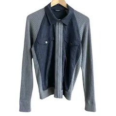 DOLCE & GABBANA シルクカシミアリバーシブル仕立てメンズブルゾン 2025年最新】D&G ／ Dolce＆Gabbana メンズ ジャンパー・ブルゾンの